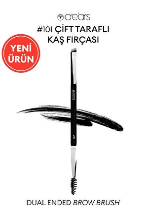 Çift Taraflı Kaş Fırçası Cre'Ars Dual Ended Brow Brush #101