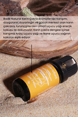 Bade Natural Karın Çakra Uçucu Yağ Karışımı 10 ml