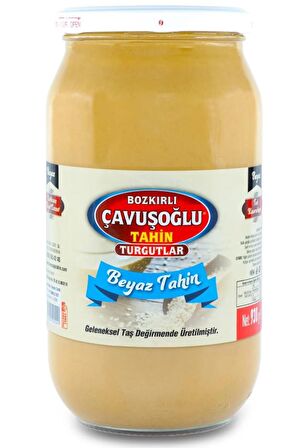 Tek Kavrulmuş (Çiğ) Beyaz Tahin Cam Kavanoz 930g