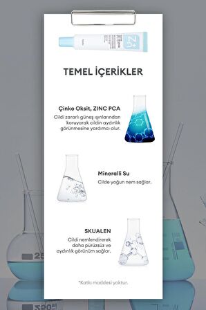 Missha Zinc Sun Cream 50+ Faktör Tüm Cilt Tipleri İçin Renksiz Güneş Koruyucu Krem 40 ml