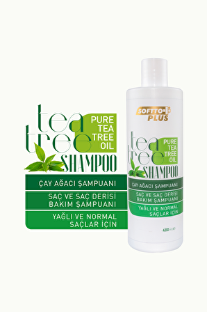 SOFTTO PLUS ÇAY AĞACI ŞAMPUANI 400 ML