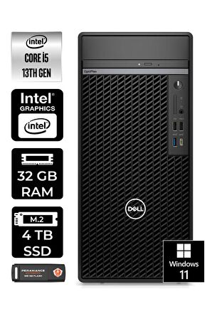 DELL OPTIPLEX 7010MT i5 13500 32GB RAM 4TB SSD W11PRO N010O7010MTU MASAÜSTÜ PC & PER4BELLEK