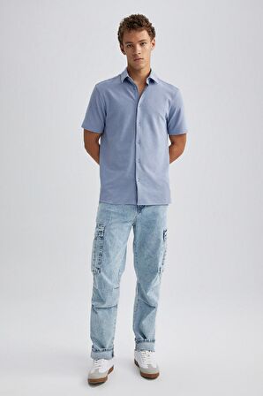 DeFacto Regular Fit Kısa Kollu Gömlek B4687AX23HSBE524