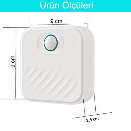 Akıllı Evcil Hayvan Koku Arıtma Cihazı  USB Şarjlı Deodorant ve Sterilizasyon Özellikli