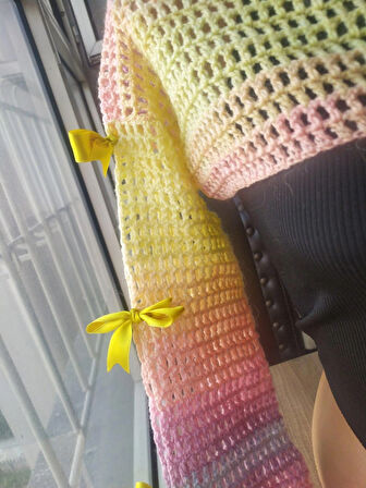 File Desen Kurdeleli Bahar Bolero Handmade