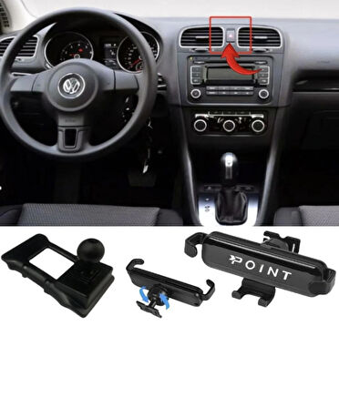 Point Volkswagen Golf 6 Araca Özel Telefon Tutacağı 2009-2012 onta87