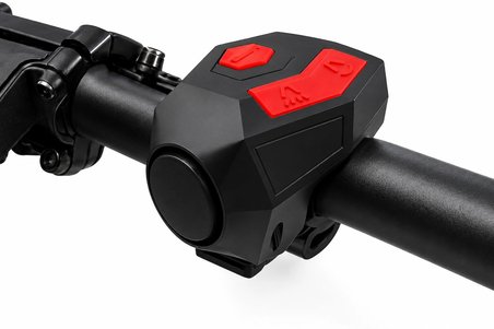 120 dB USB Type-C Şarjlı Bisiklet Kornası Alarm Zili Anti Hırsızlık Elektrikli Korna Scooter Motosiklet Bisiklet Zili Güçlü Sesli