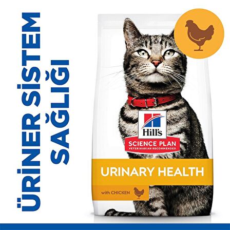 Hill's Science Plan Urinary İdrar Yolu Destekleyici Tavuklu 1.5 kg Yetişkin Kedi Maması