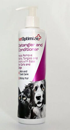 VetOptimize Detangler and Conditioner (Kedi ve Köpekler Nemlendirici ve Kıtık Açıcı Krem) 250 ML