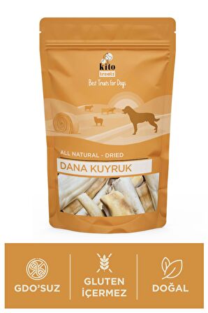 Kito Dana Kuyruk Çiğnemelik Köpek Ödül Maması %100 Doğal, Glutensiz, Organik 100 gr