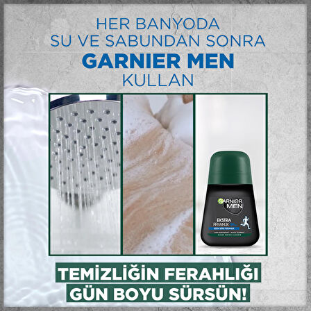 Garnier Men Ekstra Ferahlık Roll On 50 ml