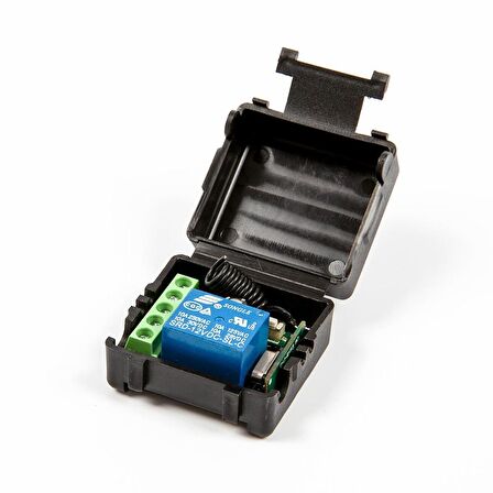 12V 10A 433MHz 1 Kanallı Kablosuz RF Alıcılı Röle Modülü (Kutulu)