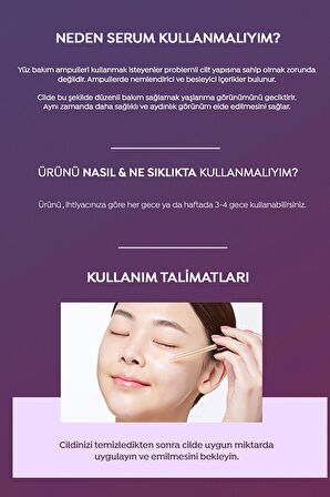 Missha Yaşlanma Karşıtı Hyalüronik Asit 30 Yaş + Gece Yüz ve Boyun Serumu 50 ml 