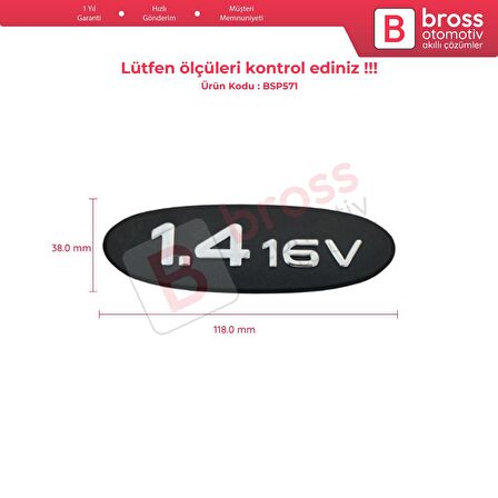 Renault Clio MK2 İçin Siyah 1.4 16V Sağ veya Sol Kapı Bandı Monogram Amblemi Çıta Yazısı 7700438090