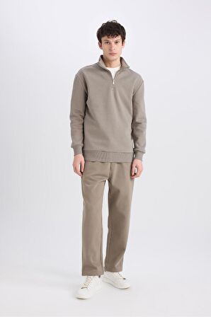 DeFacto Regular Fit Eşofman Altı Basic Düz Cepli Beli Bağcıklı Düz Paça D7836AX25SPKH510