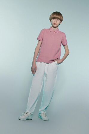 DeFacto Erkek Çocuk Polo Yaka Basic Düz Kısa Kollu Tişört D7797A825SMPN111