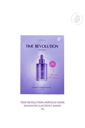 Yaşlanma Karşıtı Maske Time Revolution Night Repair Ampoule Sheet Mask 5X