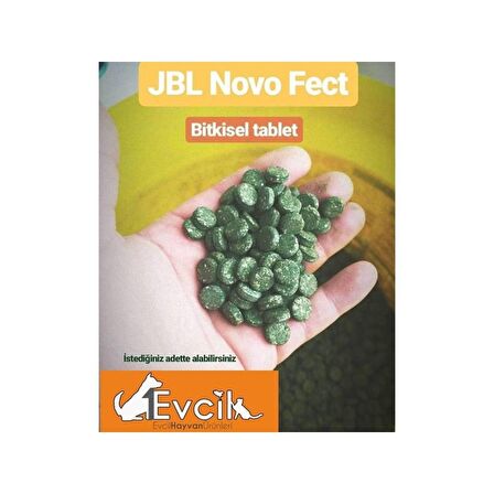 Jbl Novo Fect Bitkisel Tablet Yem Açık 100 Gram (280-290 Adet)
