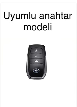 Toyota Yeni Kasa Chr C-hr Camry Corolla Cross Yaris Cross Prius Rav4 Anahtar Kılıfı 2.Resime Bakınız