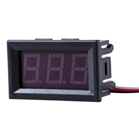 0.56 inç 0-30V 3 Kablolu DC Kırmızı Voltmetre