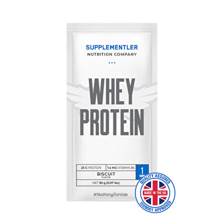   Whey Protein 30 Gr Tek Kullanımlık 20 Adet - BİSKÜVİ