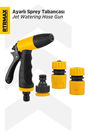 RHG1004 Ayarlı Sprey Tabancası - 3 Aparatlı