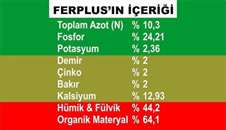 Ferplus Organik Gübre 5 Litre