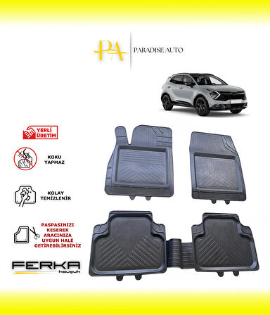 Kia Sportage 5 2021 ve Üstü Uyarlanabilir Universal Havuzlu Paspas