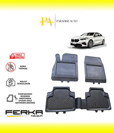 Bmw 2 Serisi Gran Coupe F44 2019 ve Üstü Uyarlanabilir Universal Havuzlu Paspas