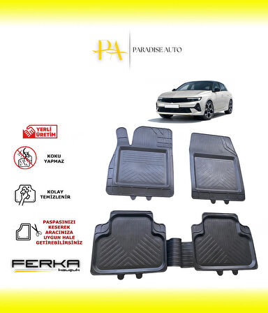 Opel Astra L 2021 ve Üstü Uyarlanabilir Universal Havuzlu Paspas