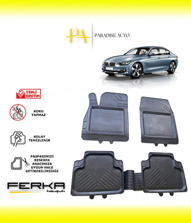 Bmw 3 Serisi F30 2011-2018 Uyarlanabilir Universal Havuzlu Paspas