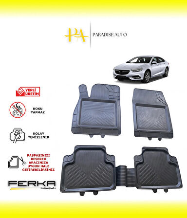 Opel Insignia 2 2017 ve Üstü Uyarlanabilir Universal Havuzlu Paspas