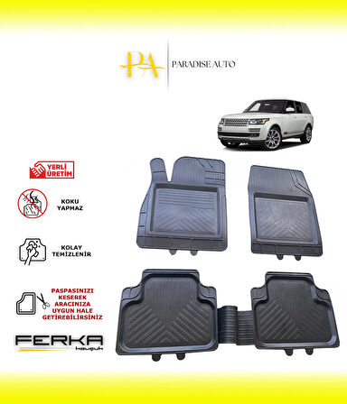 Range Rover 4 (Hybrid Hariç) 2012-2021 Uyarlanabilir Universal Havuzlu Paspas