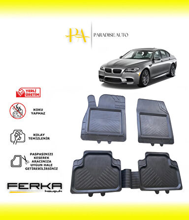 Bmw 5 Serisi F10 2010-2013 Uyarlanabilir Universal Havuzlu Paspas