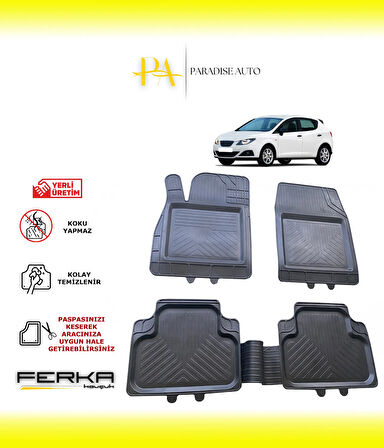 Seat Ibiza 4 2009-2017 Uyarlanabilir Universal Havuzlu Paspas