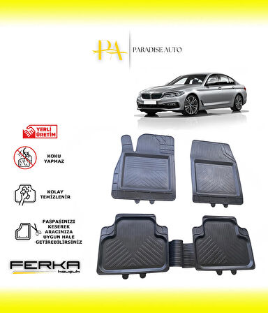 Bmw 5 Serisi G30 SW 2014-2023 Uyarlanabilir Universal Havuzlu Paspas