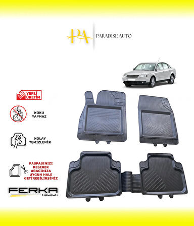 Volkswagen Passat B5.5 2000-2004 Uyarlanabilir Universal Havuzlu Paspas