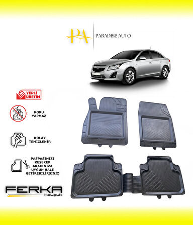 Chevrolet Cruze 2009-2016 Uyarlanabilir Universal Havuzlu Paspas