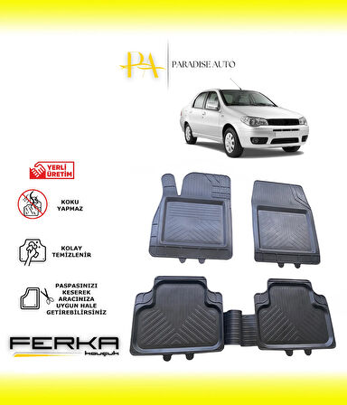 Fiat Albea 2002-2012 Uyarlanabilir Universal Havuzlu Paspas