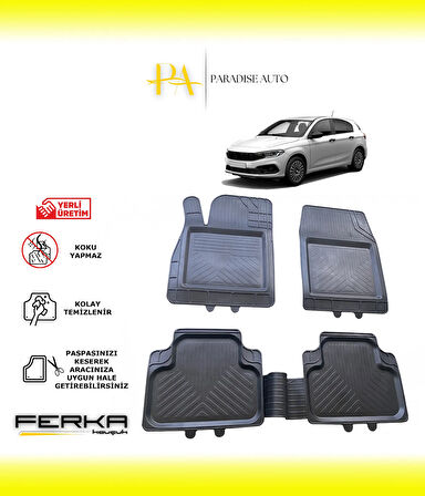 Fiat Egea HB 2015 ve Üstü Uyarlanabilir Universal Havuzlu Paspas