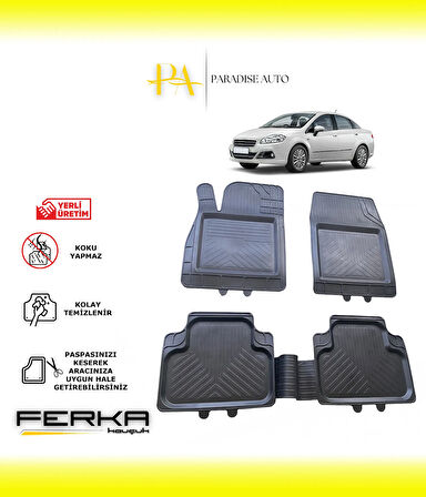 Fiat Linea 2007-2014 Uyarlanabilir Universal Havuzlu Paspas