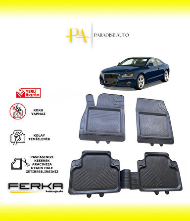 Audi A5 2008-2016 Uyarlanabilir Universal Havuzlu Paspas