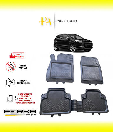 Ford Kuga 2 2012-2019 Uyarlanabilir Universal Havuzlu Paspas
