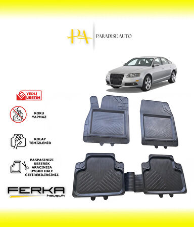 Audi A6 2005-2011 Uyarlanabilir Universal Havuzlu Paspas