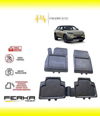 Honda HR-V 3 2021 ve Üstü Uyarlanabilir Universal Havuzlu Paspas