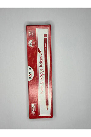 Kırmızı Kursun Kalem ( 3 Adet)