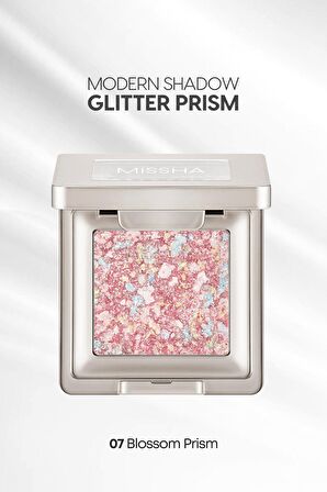 Topaklanmayan El Yapımı Holografik Simli Far Modern Shadow Glitter Prism (No.7 Blossom Prism)