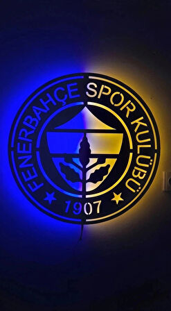 Fenerbahçe LED Işıklı Duvar Dekoru - 1907 Özel Tasarım