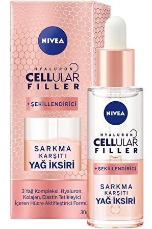 Nivea Hyaluron Cellular Filler Şekillendirici Çift Fazlı Besleyici Yağ İksiri 30 ml