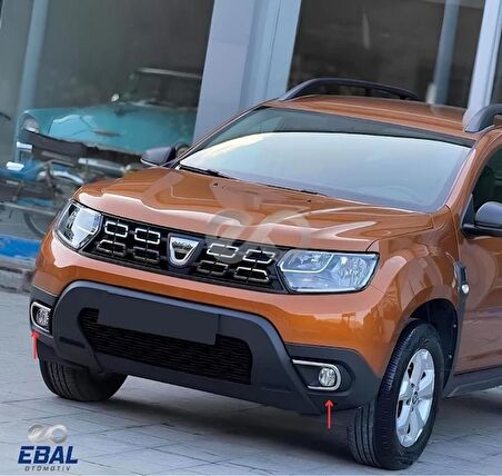 Dacia Duster Krom  Sis Farı Çerçevesi 2 Prç. 2018 Üzeri P.Çelik